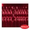 Bulk 6 Pack Bulk Red Packaged 1-Ply Metallic Party Table Skirt